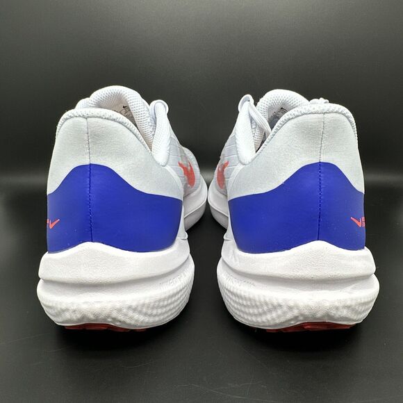Nike Air Winflo 9 White Red Blue Athletic Running Shoes DD6203-006 Men's Sz 11.5 - Picture 4 of 10